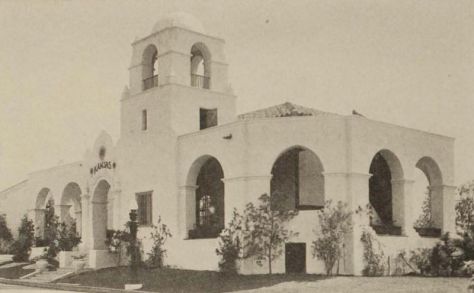 Kansas State Building at Panama-California Exposition. Most of these old state buildings no longer exist today, a hundred years later.