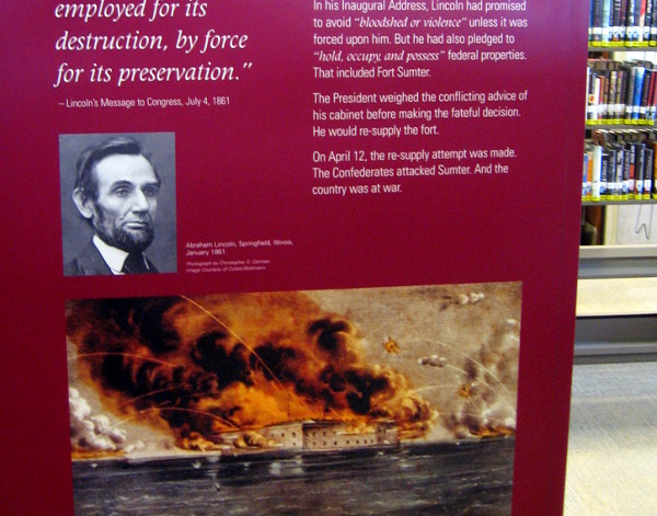 The Confederacy attacked Fort Sumter after Lincoln decided to resupply the fortification.