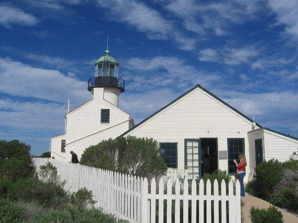 The assistant keeper's quarters next to the lighthouse today contains a small museum.