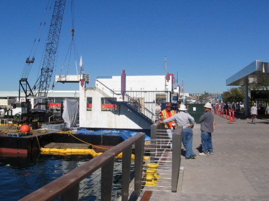 The Bay Cafe is making way for an observation platform on San Diego Bay.