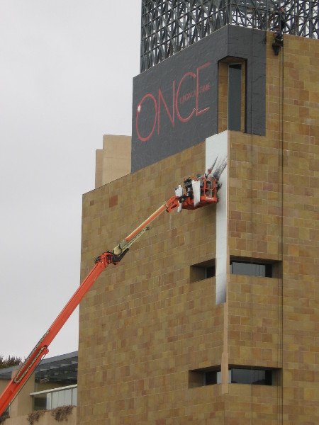 Once Upon a Time returns this year. A huge wrap is being applied on a high section of Petco Park even now as I type!