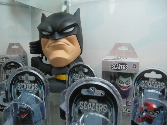 This proud Batman just has to suck it up, surrounded by lesser figures.