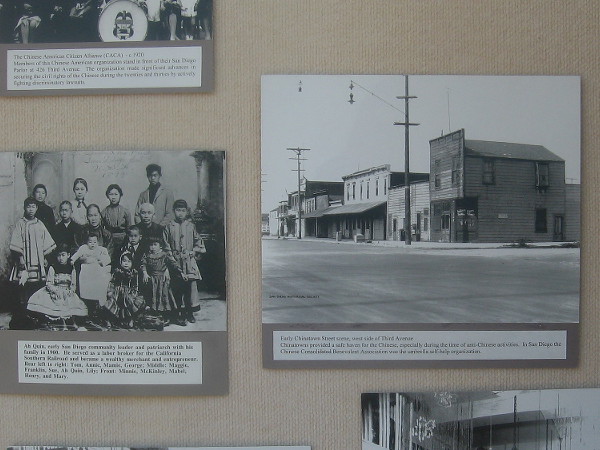 A view of San Diego's Third Avenue a hundred years ago, and the family of influential businessman and civic leader Ah Quin.
