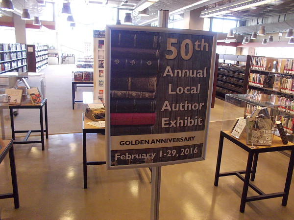The 50th Annual Local Author Exhibit - Golden Anniversary - runs through February 29 at the downtown San Diego Public Library.