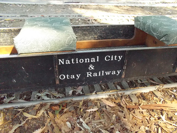 This tiny train is part of the National City and Otay Railway!