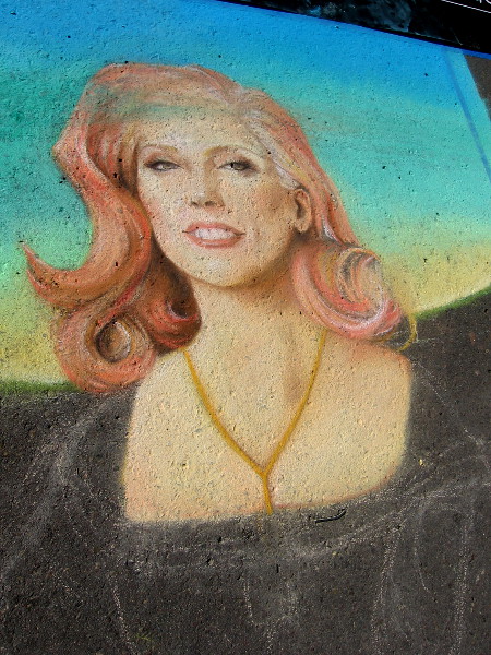 Weenie Kingdom. Another amazing chalk female portrait.