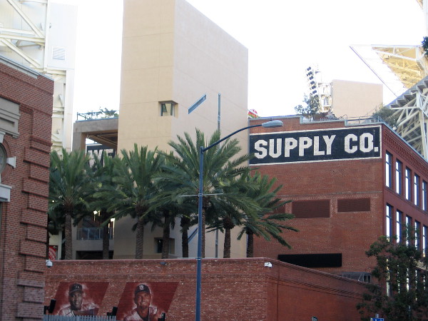 The 1910 Western Metal Supply Company Building is now an iconic part of Petco Park in San Diego.