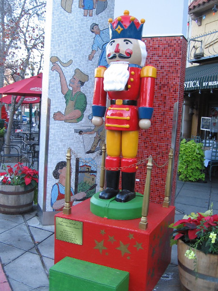 I wonder if this nutcracker likes pizza. Chances are he prefers walnuts.