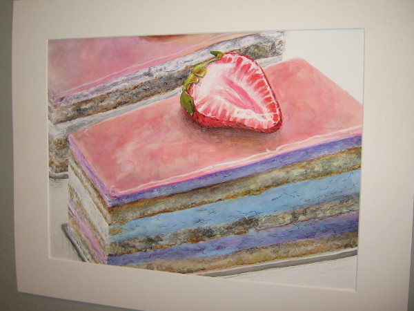 Emma Cecil, Enticement, painting, Twelfth Grade, Torrey Pines High School.