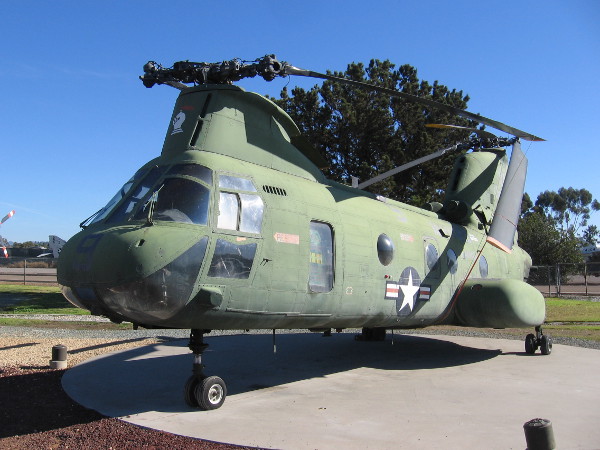 Boeing Vertol CH-46D(E) Sea Knight, call sign Lady Ace 09, the helicopter whose historic mission is often regarded as the conclusion of the Vietnam War.