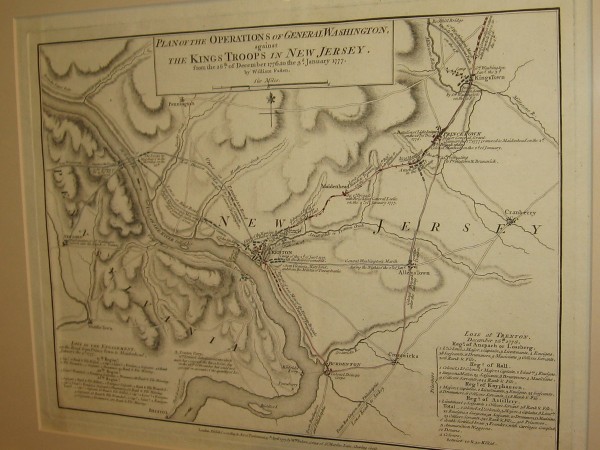New Jersey and Pennsylvania, William Faden, 1777. Plan of the Operations of General Washington, against the King's Troops in New Jersey.