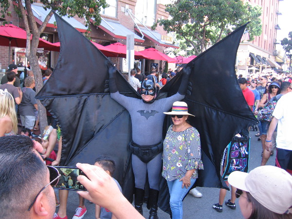 Speaking of silly, here's a fantastic Batman photo op!