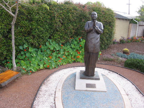 Meditation is invited on Adams Avenue at the Sri Chinmoy Peace Garden, maintained by the San Diego Sri Chinmoy Centre.