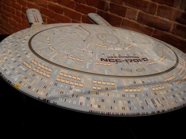 USS Enterprise NCC-1701-D, Galaxy-class starship. Picard commanded the Enterprise-D from 2364 to 2371.