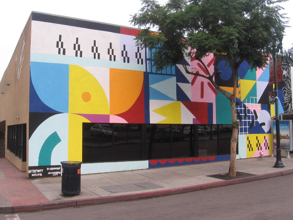 A very colorful mural in San Diego's East Village by @TierneyMilne of @ladieswhopaint.