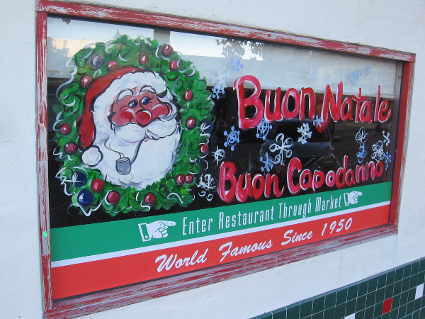 Buon Natale Outdoor Sign.Little Italy Gets Ready For Christmas Cool San Diego Sights